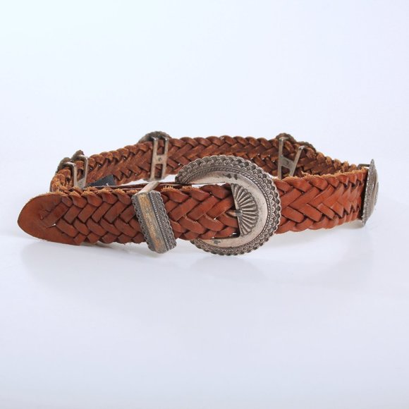 Brighton Brown Braided Medalion Belt Sz S-M (30) Brighton | Accessories | Womens Brighton Braided Leather  main image 2